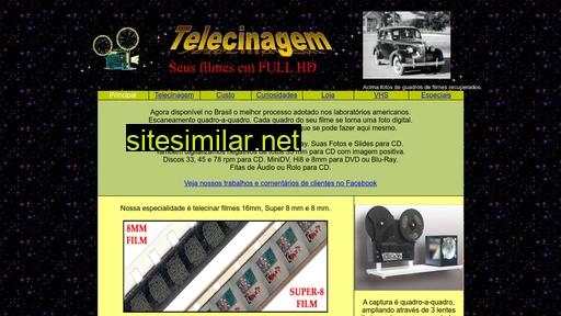 Telecinagem similar sites