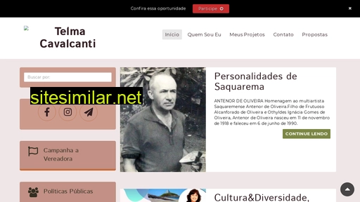 telmacavalcanticultura.com.br alternative sites
