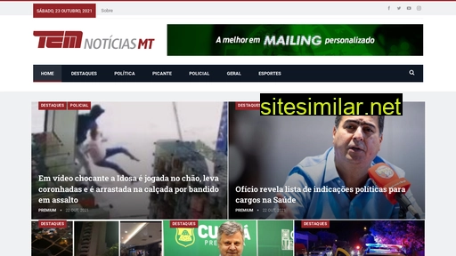 temnoticiasmt.com.br alternative sites