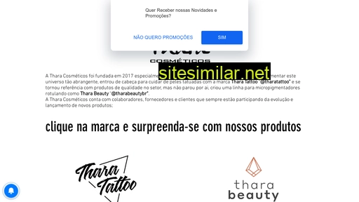 tharacosmeticos.com.br alternative sites