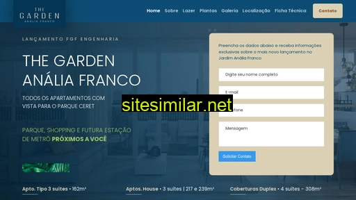 thegardenanaliafranco.com.br alternative sites