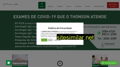 thonson.com.br alternative sites
