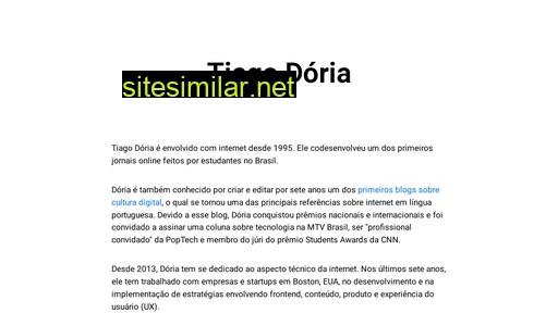 tiagodoria.com.br alternative sites