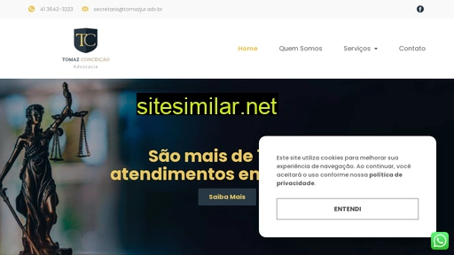 tomazjur.adv.br alternative sites