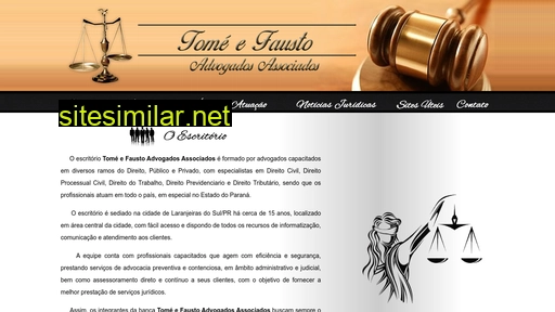tomeefausto.com.br alternative sites