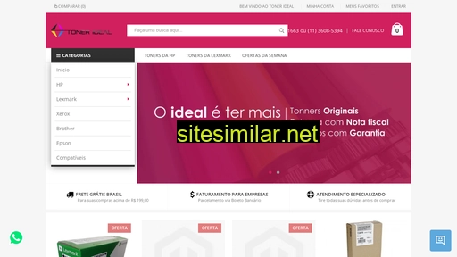 tonerideal.com.br alternative sites