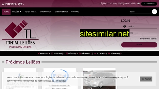 tonialleiloes.com.br alternative sites