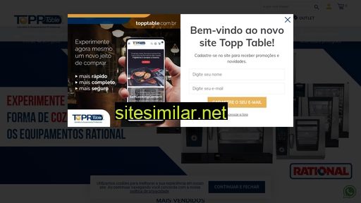 topptable.com.br alternative sites