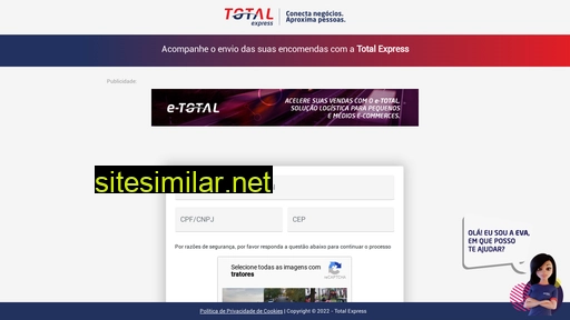 tracking.totalexpress.com.br alternative sites