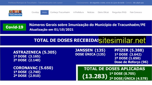 tracunhaem.pe.gov.br alternative sites