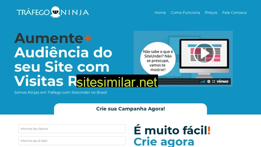 trafegoninja.com.br alternative sites