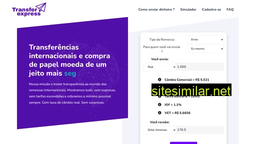 transferexpress.com.br alternative sites