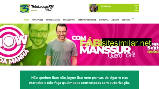 treslagoasfm.com.br alternative sites