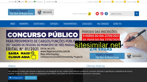 tresmarias.mg.gov.br alternative sites