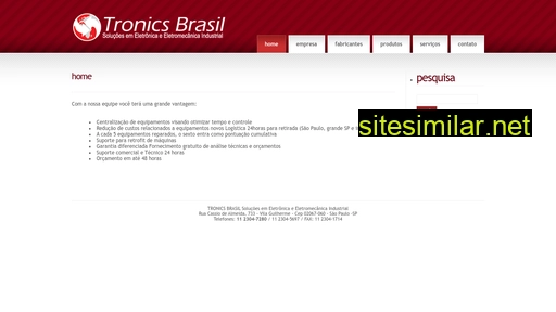 tronicsbrasil.com.br alternative sites