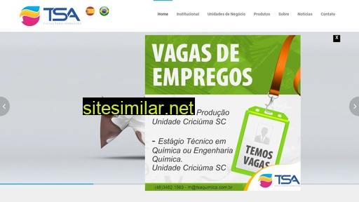 tsaquimica.com.br alternative sites