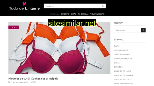 tudodelingerie.com.br alternative sites