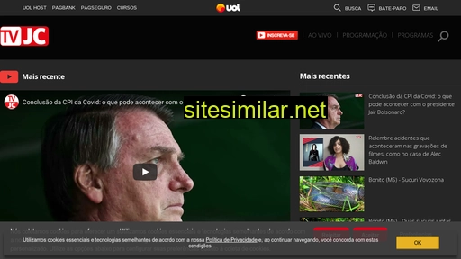 tvjc.ne10.uol.com.br alternative sites