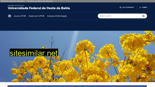 ufob.edu.br alternative sites