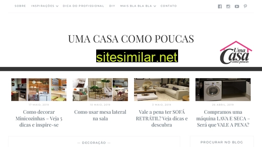 umacasacomopoucas.com.br alternative sites