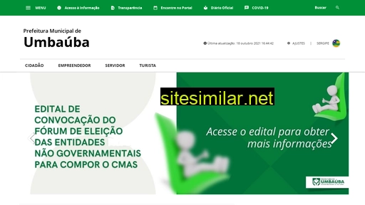 umbauba.se.gov.br alternative sites