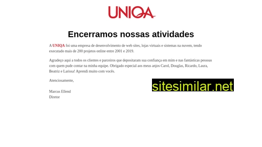 uniqa.com.br alternative sites