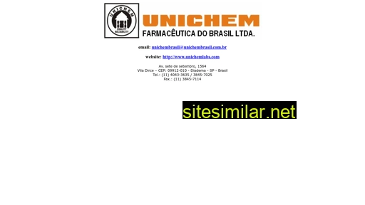 unichembrasil.com.br alternative sites