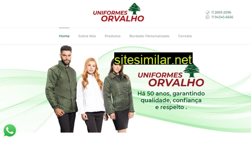 uniformesorvalho.com.br alternative sites