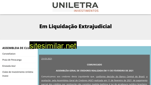 uniletra.com.br alternative sites