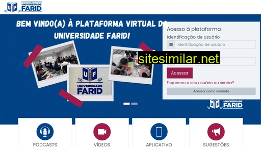 universidadefarid.com.br alternative sites