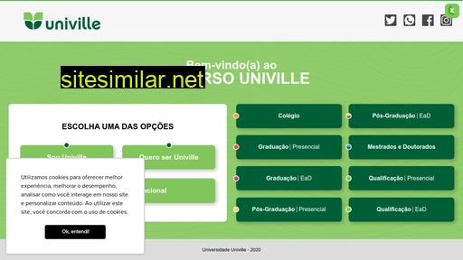 univille.edu.br alternative sites
