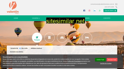 valentinturismo.com.br alternative sites