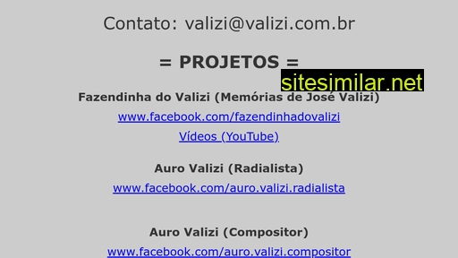 valizi.com.br alternative sites