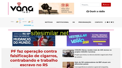 vangfm.com.br alternative sites