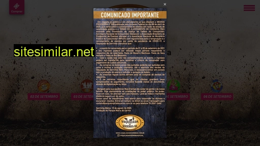 vaquejadadeserrinha.com.br alternative sites