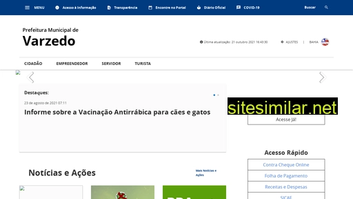 varzedo.ba.gov.br alternative sites