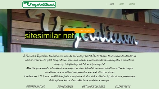 vegetalium.com.br alternative sites
