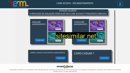 vemlivreacesso.com.br alternative sites