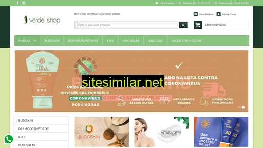 verdeshop.com.br alternative sites