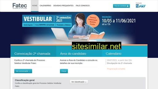 vestibularfatec.com.br alternative sites
