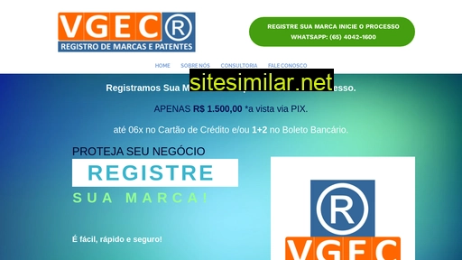 vgecregistrodemarcas.com.br alternative sites
