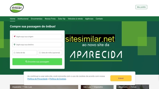 viacaoaparecida.com.br alternative sites