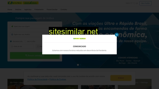 viacaoultra.com.br alternative sites