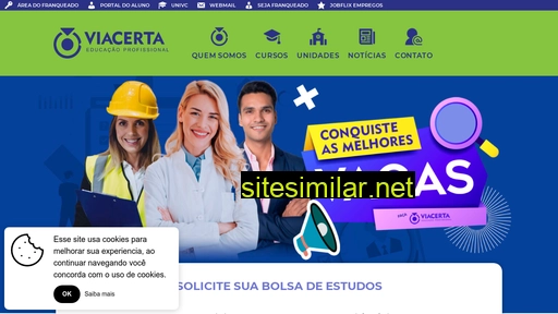 viacertacursos.com.br alternative sites