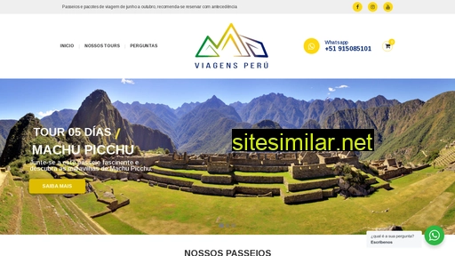 viagensperu.com.br alternative sites