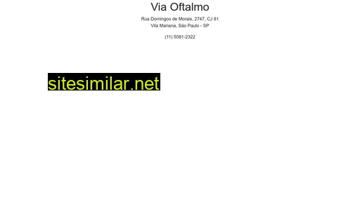 viaoftalmo.com.br alternative sites