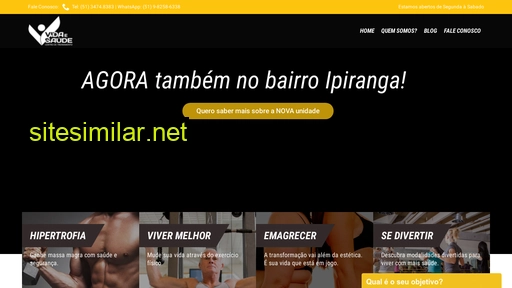 vidaesaudeacademia.com.br alternative sites