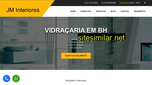 vidracariaespelhosbh.com.br alternative sites