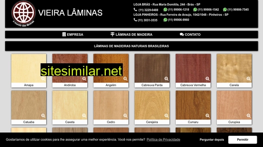 vieiralaminas.com.br alternative sites