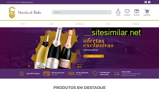 vineriadepaula.com.br alternative sites